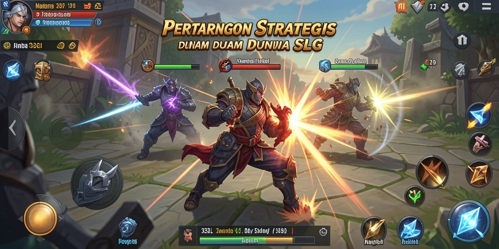 Gameplay menarik dalam dunia strategi SLG.