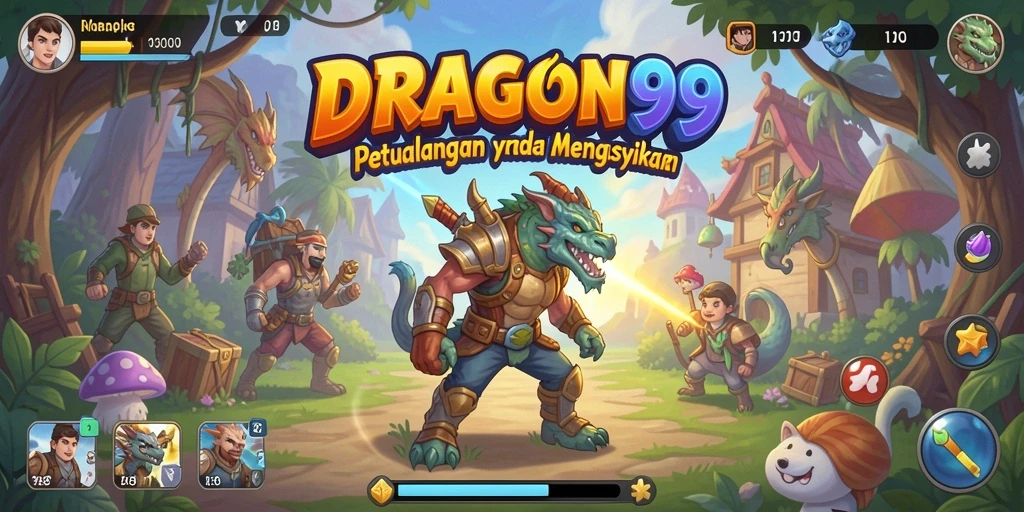 Tampilan gameplay seru dari DRAGON99 yang penuh tantangan.