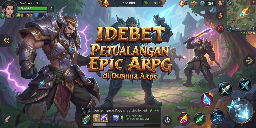 Tangkapan layar gameplay <strong>IDEBET</strong> yang memperlihatkan aksi seru di dunia ARPG.