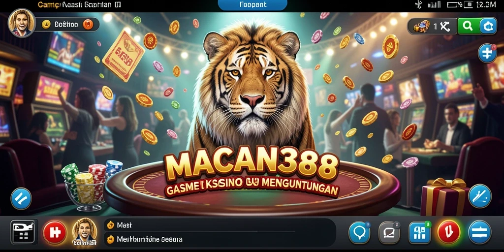 Tampilan gameplay menarik dari game Kasino MACAN388.