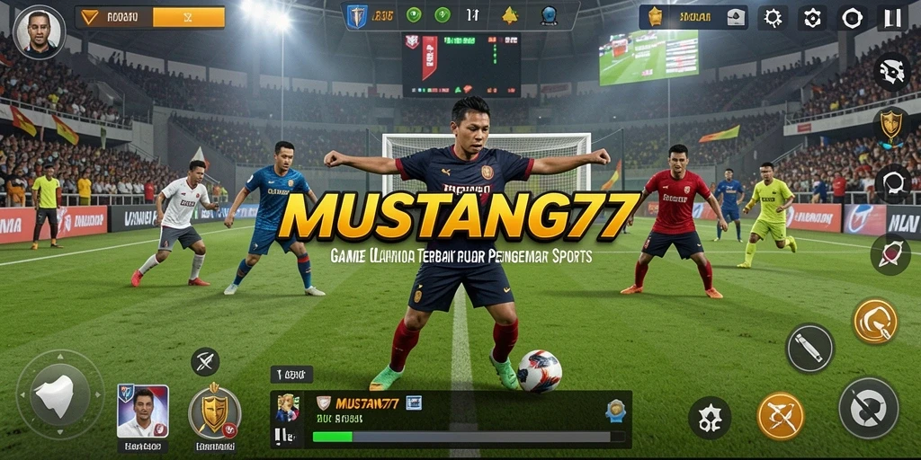 Screenshot gameplay yang menampilkan aksi seru dalam SPORTS.