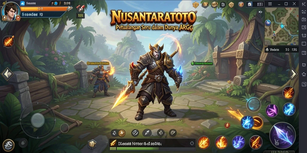 Tampilan seru dari gameplay NUSANTARATOTO dalam dunia ARPG.