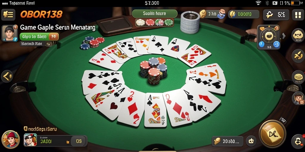 Tampilan gameplay OBOR138 yang menarik dan seru.