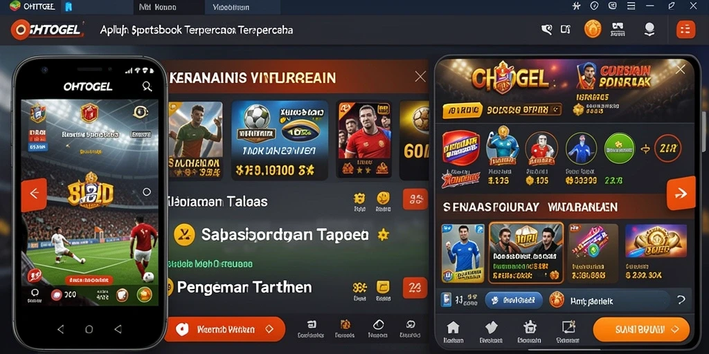 Tampilan screenshot OHTOGEL menunjukkan interaksi pengguna saat melakukan taruhan olahraga.
