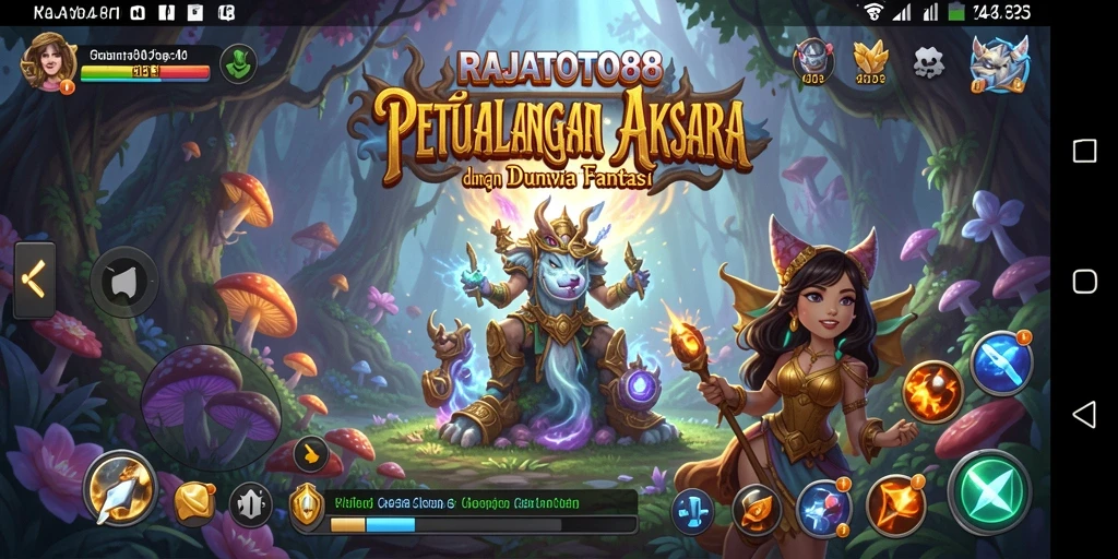 Tampilan gameplay ARPG yang seru dan menantang di RAJATOTO88.