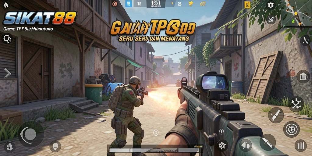 Tampilan gameplay seru dan menarik di SIKAT88