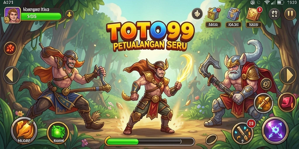 Tampilan gameplay TOTO99 yang menampilkan petualangan mendebarkan.